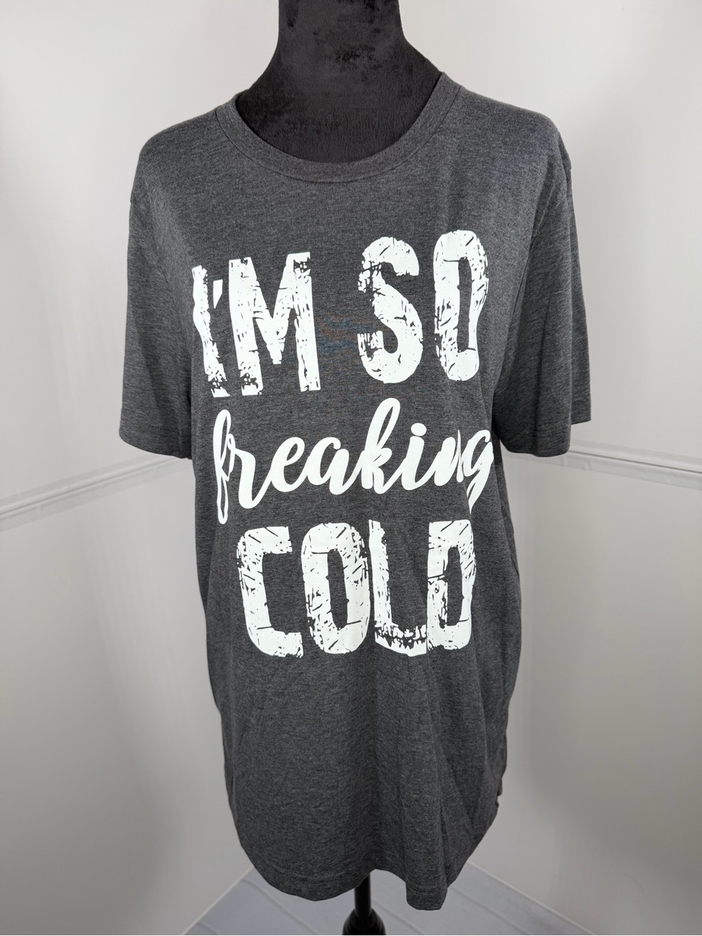 NWT Bella Canvas "I'm So Freaking Cold" Graphic Tee Size Medium